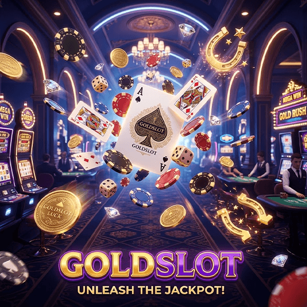 Luxurious royal navy themed casino interior