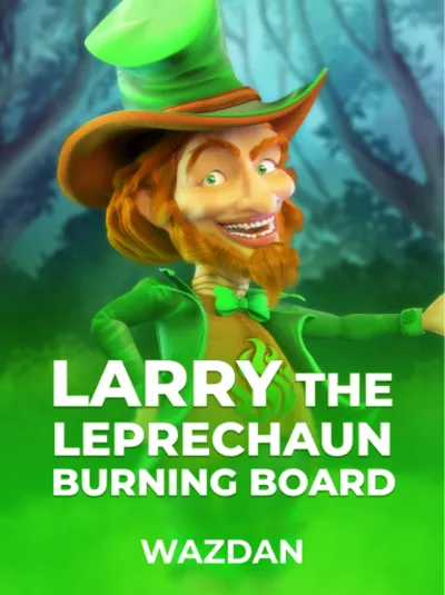 Larry the Leprechaun Burning Board